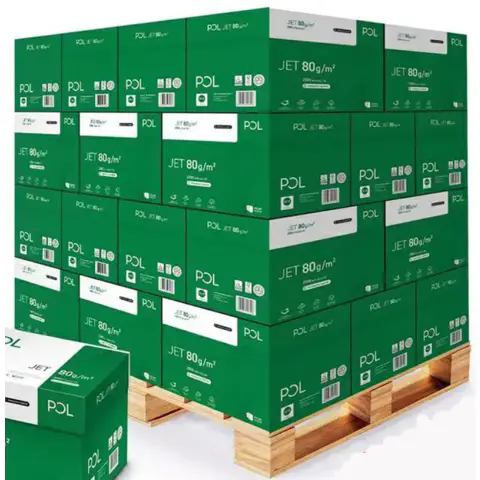 Papier ksero POLjet 166 CIE | A4 | 80g | 500 arkuszy | Klasa A  - PALETA (300 ryz)